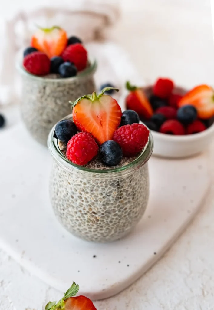 Chia Seed Pudding with Berries