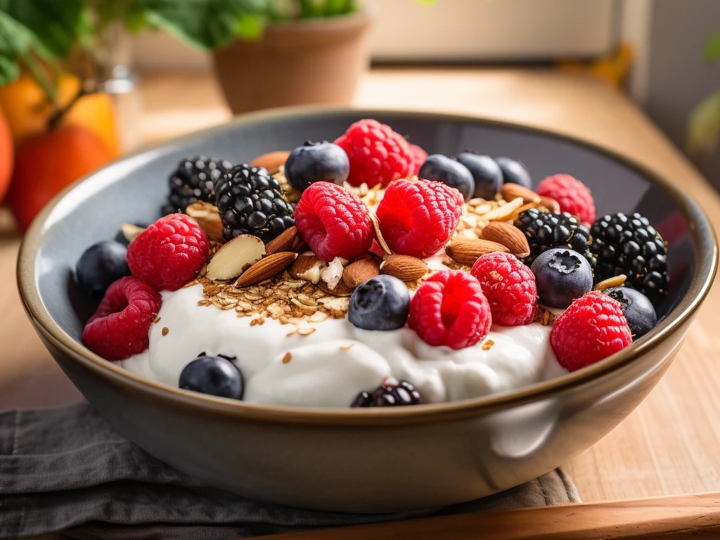 Greek Yogurt with Berries