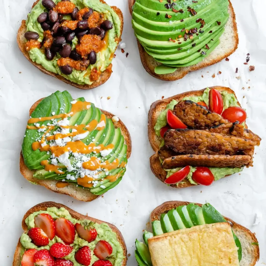 avocado toast with chili flakes