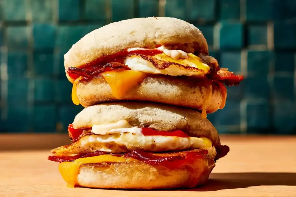 breakfast sandwich with egg cheese and avocado