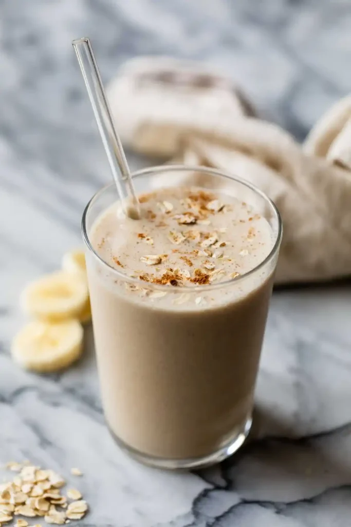 protein shake with oats and banana